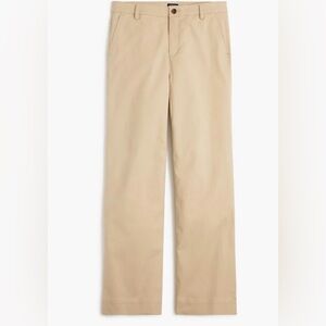 J. Crew Factory high waisted wide leg chinos, size 8, EUC